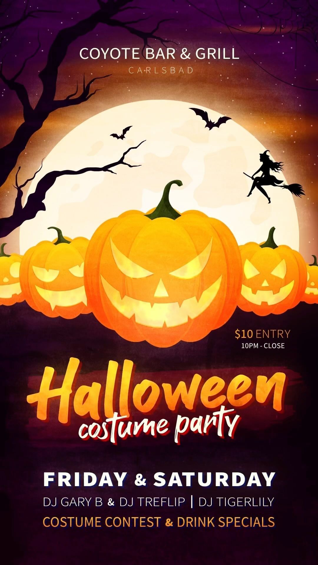 Carlsbad CA Halloween Constume Party