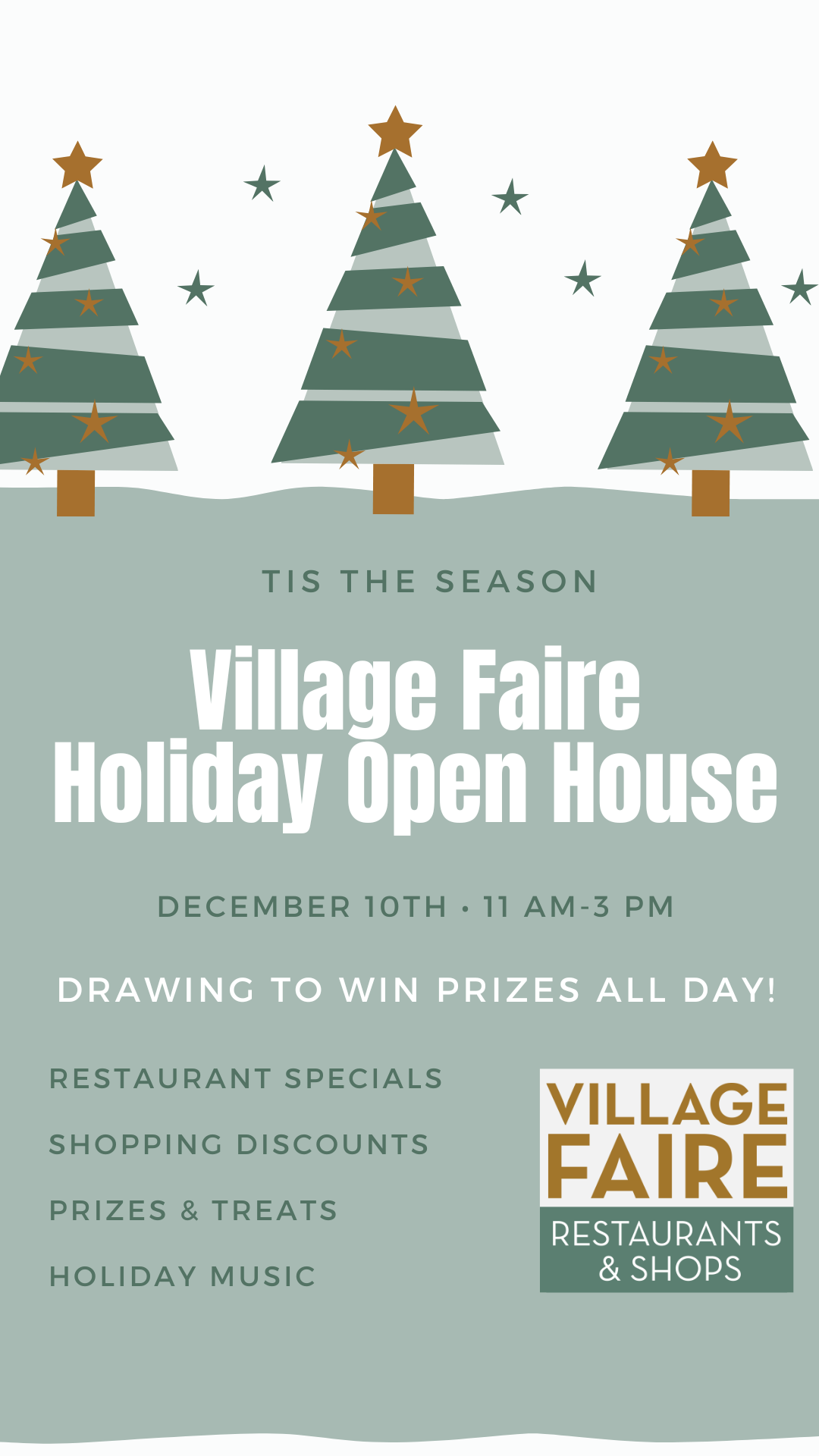 Village Faire Holiday Open House